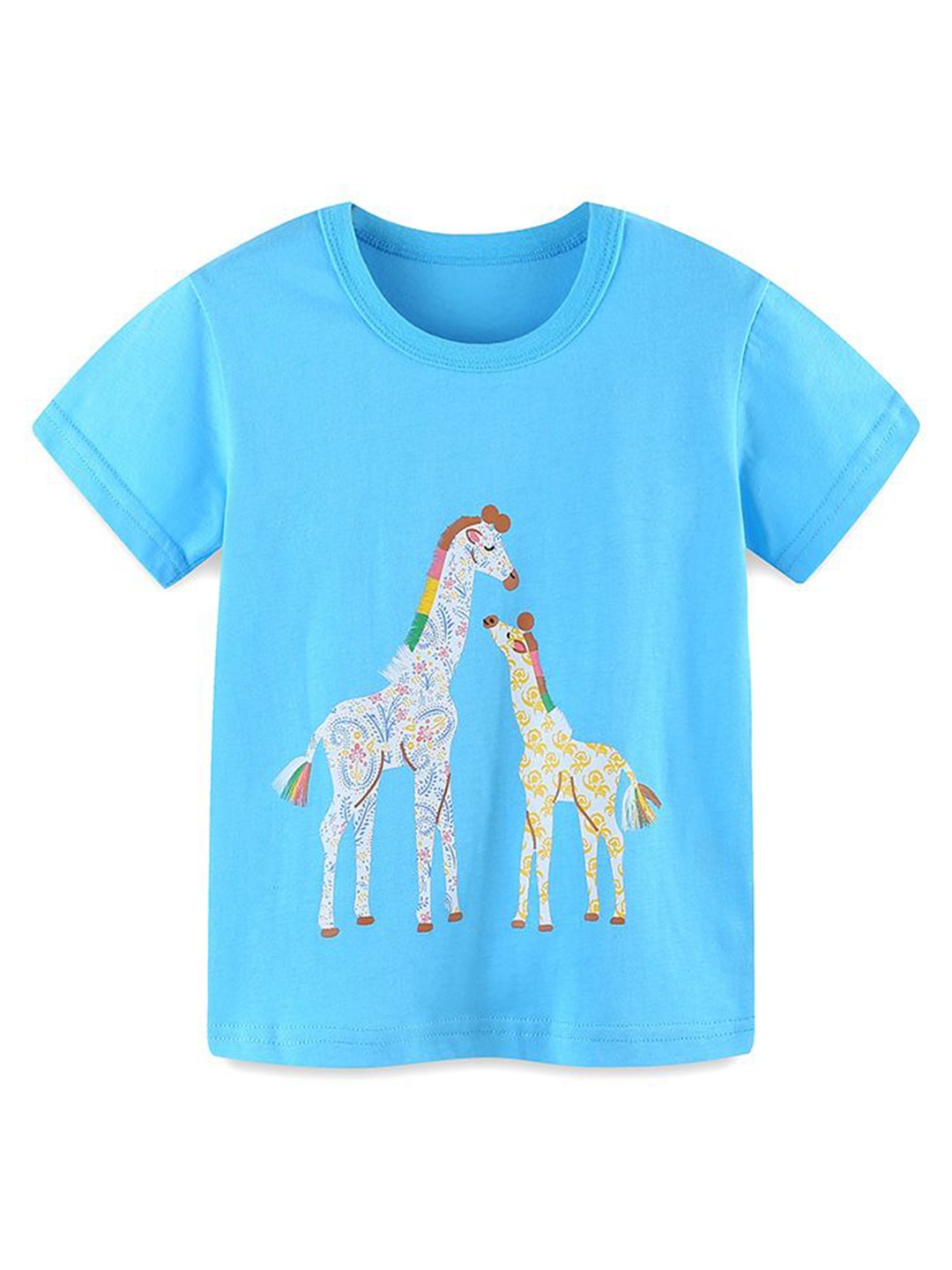 

StyleCast Girls Animal Printed Round Neck T-shirt, Blue