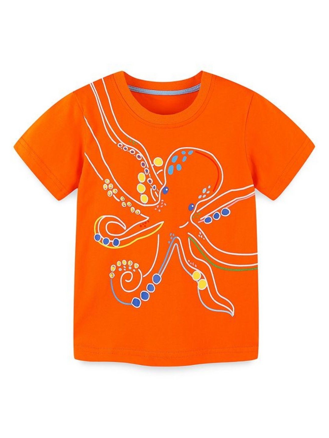 

StyleCast Boys Graphic Printed Round Neck T-shirt, Orange