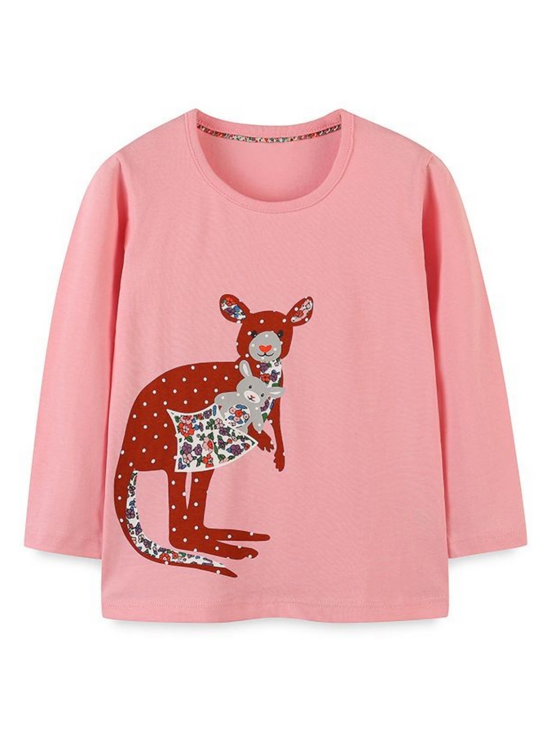 

StyleCast Girls Graphic Printed Round Neck T-shirt, Pink