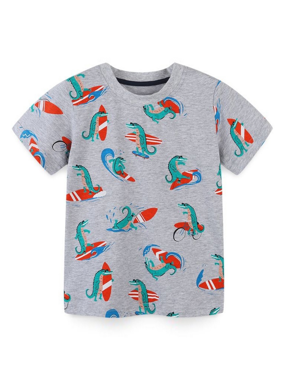 

StyleCast Boys Conversational Printed Round Neck T-shirt, Grey