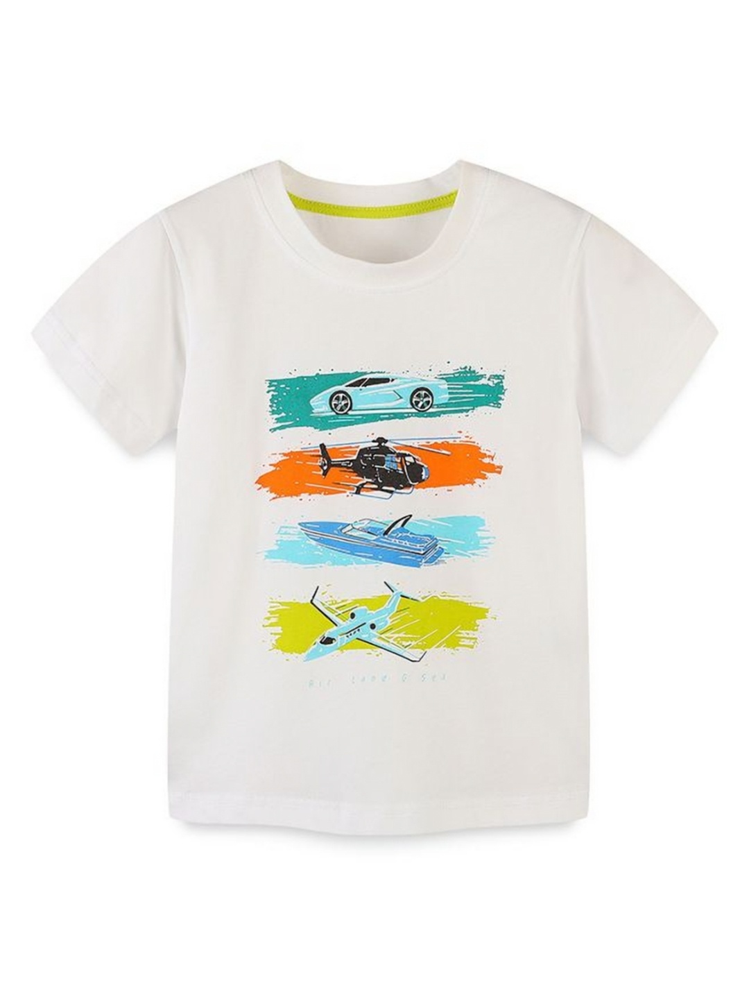 

StyleCast Boys Graphic Printed Round Neck T-shirt, White