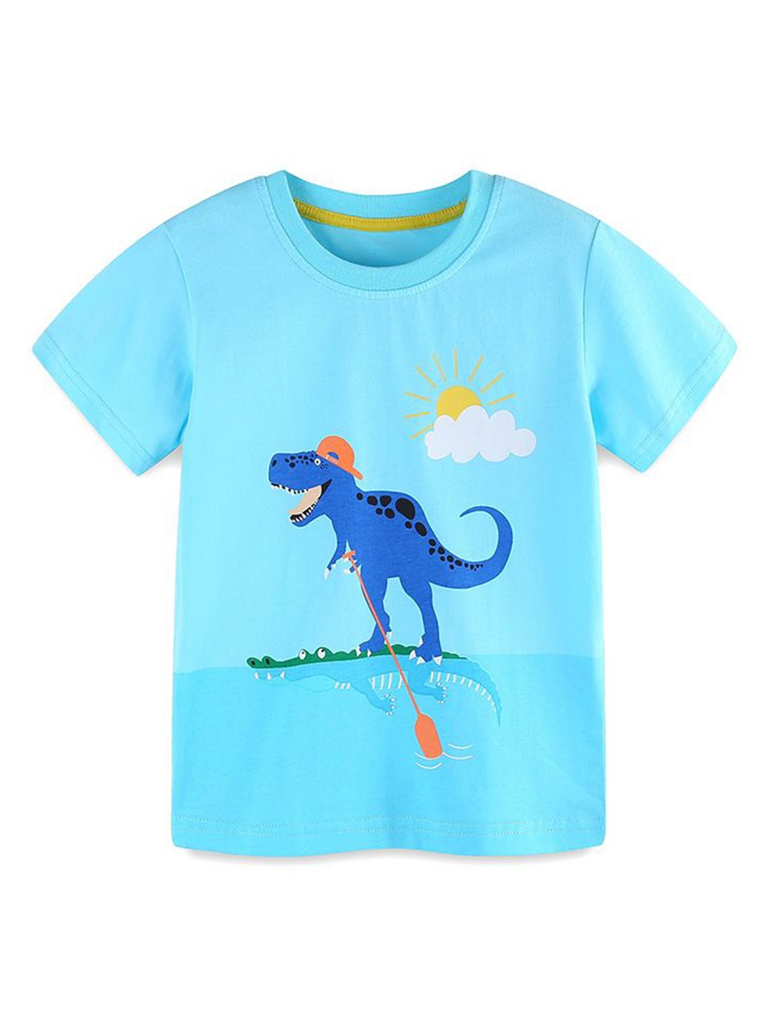 

StyleCast Boys Graphic Printed Round Neck T-shirt, Blue