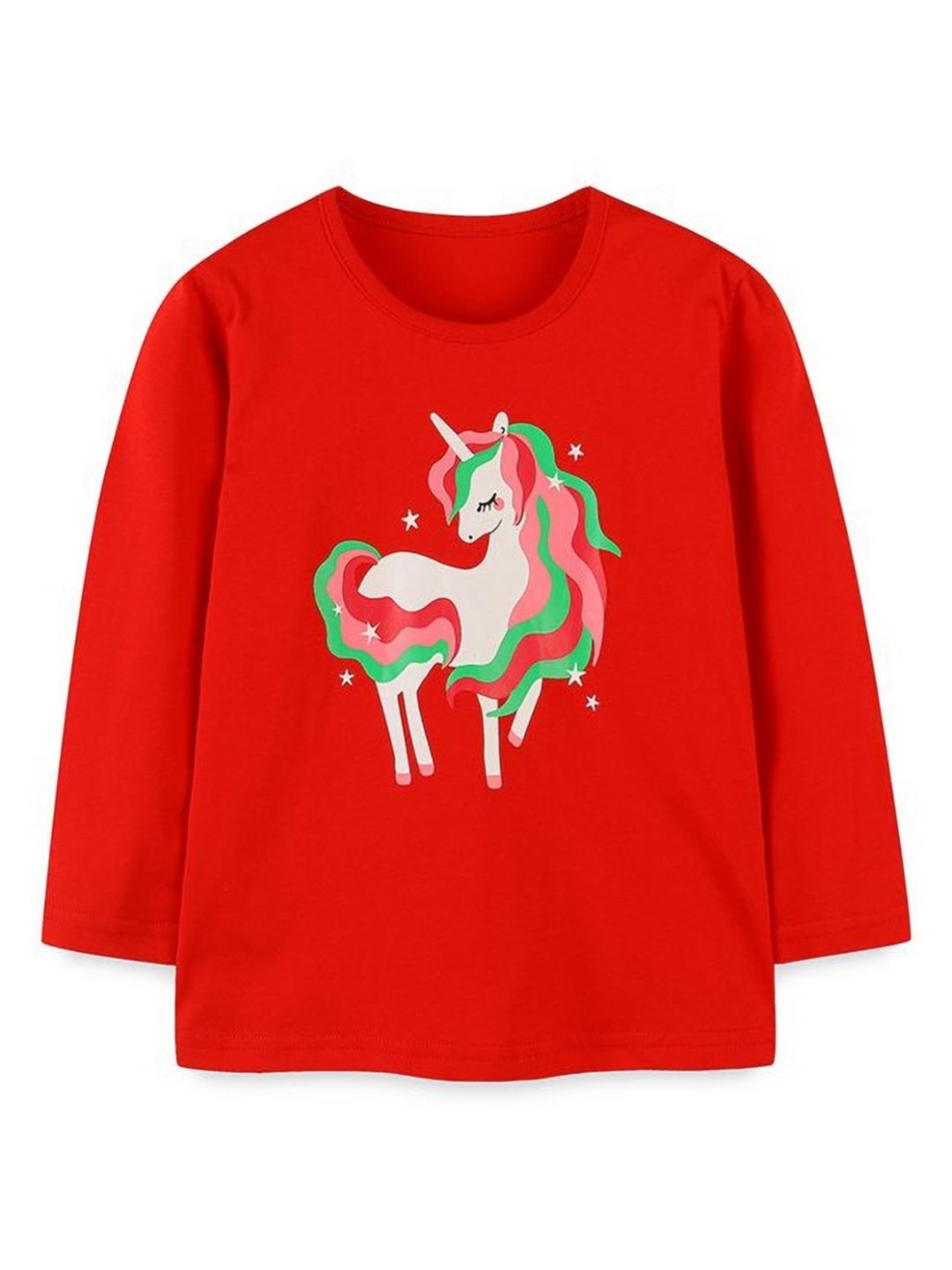

StyleCast Girls Graphic Printed Round Neck T-shirt, Red