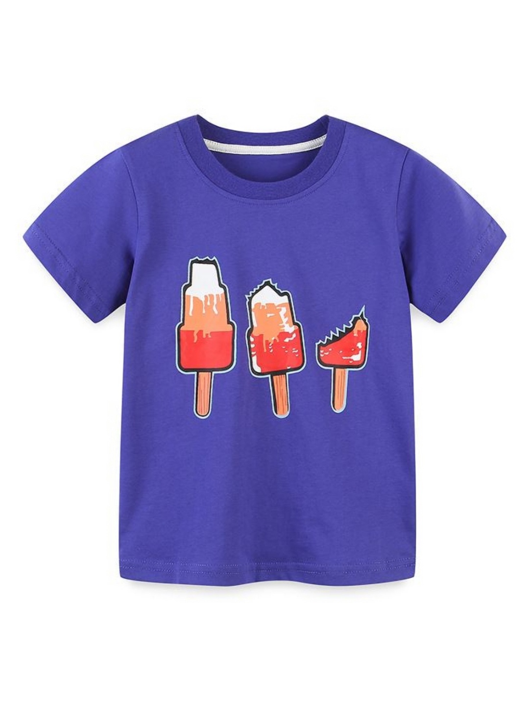 

StyleCast Girls Graphic Printed Round Neck T-shirt, Blue