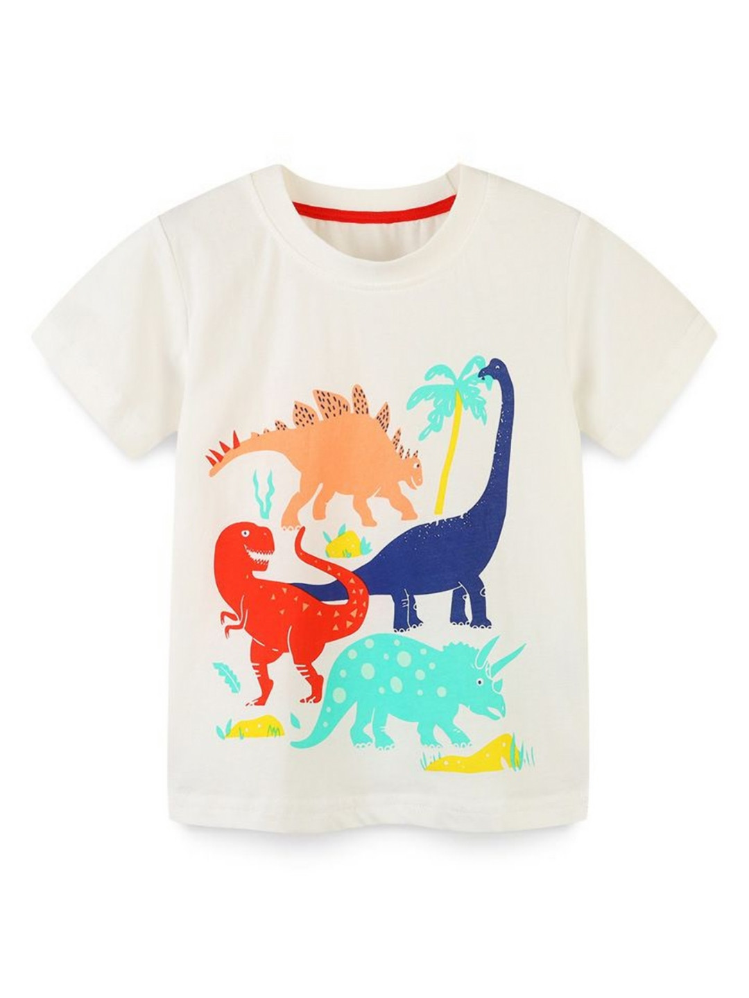 

StyleCast Girls Graphic Printed Round Neck T-shirt, Off white
