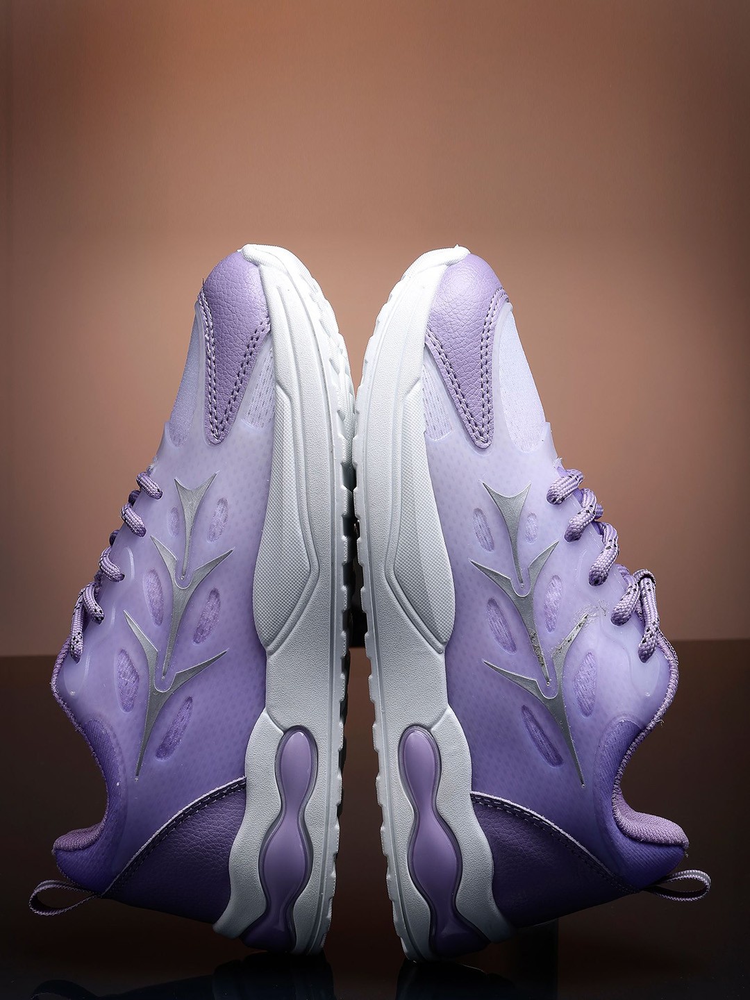 

JUMPLITE Women Synthetic Round Toe Comfort Insole Sneakers, Purple