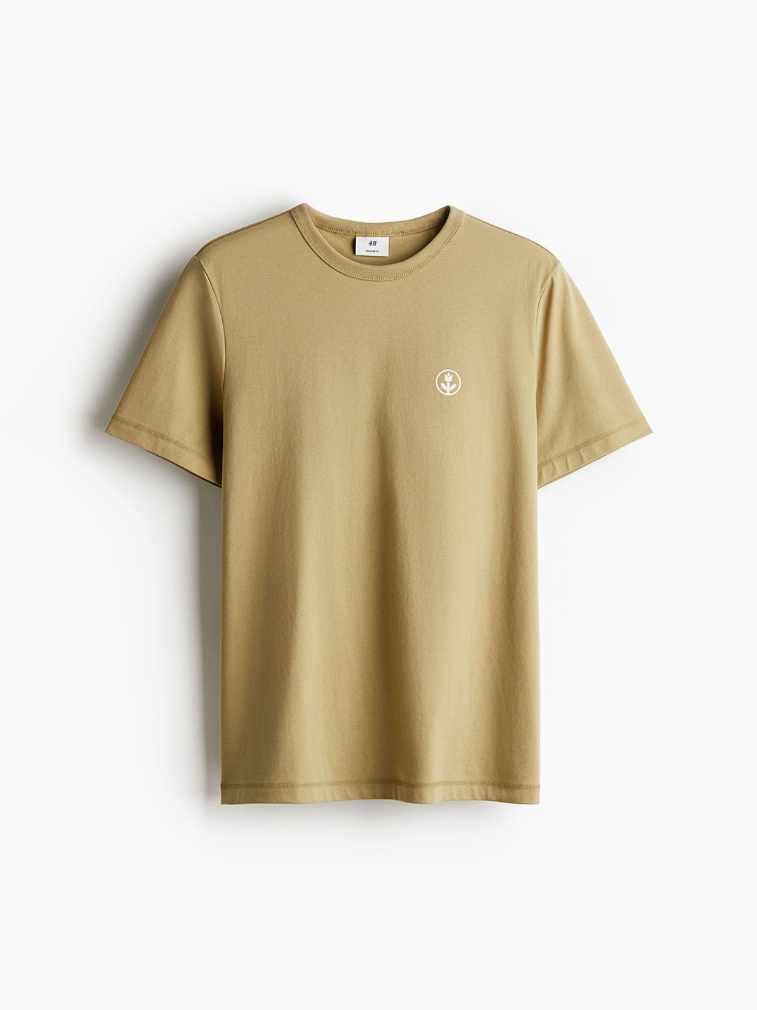 

H&M Men Coolmax T-Shirt, Beige