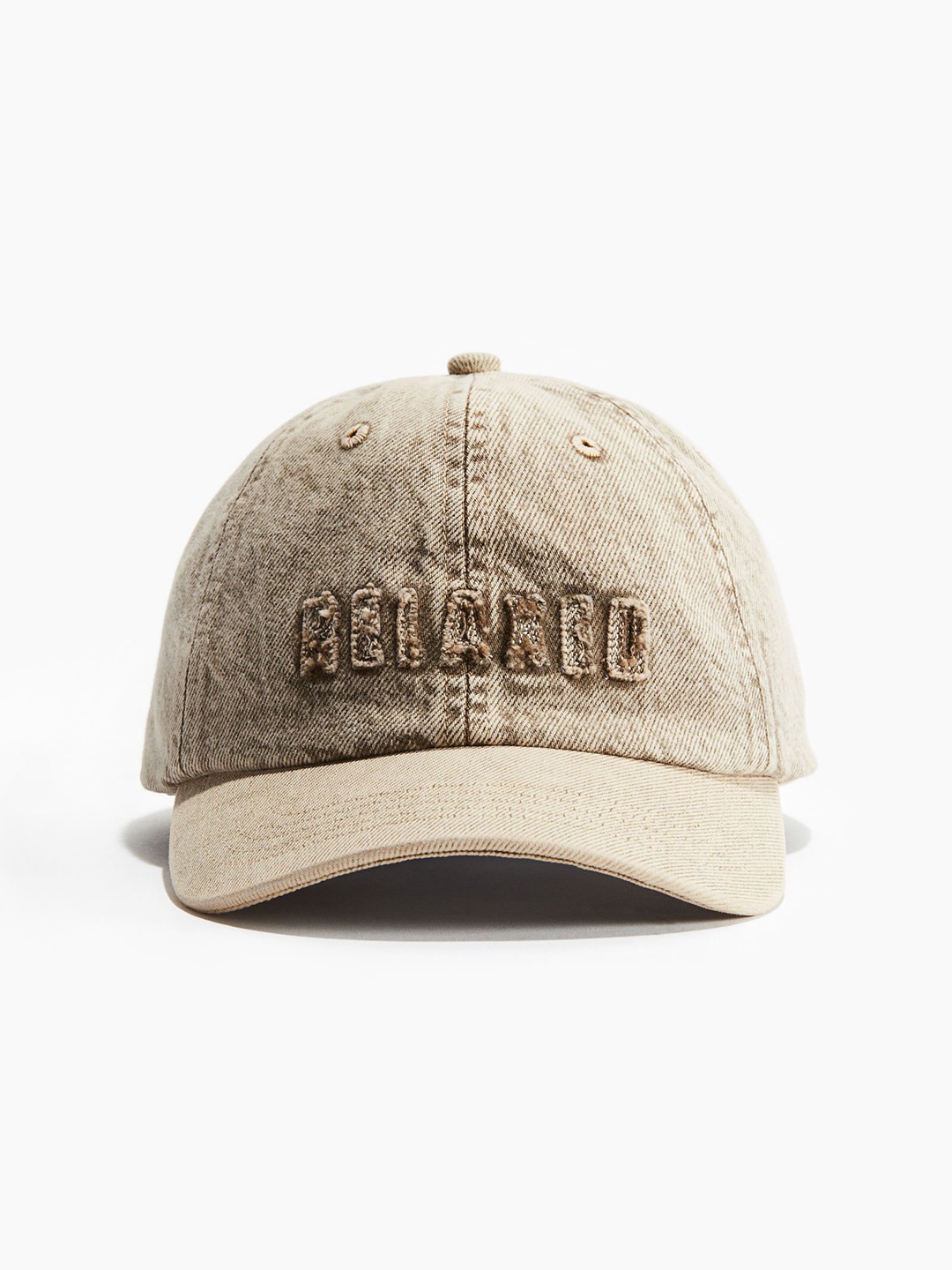 

H&M Women Cotton Denim Cap, Beige