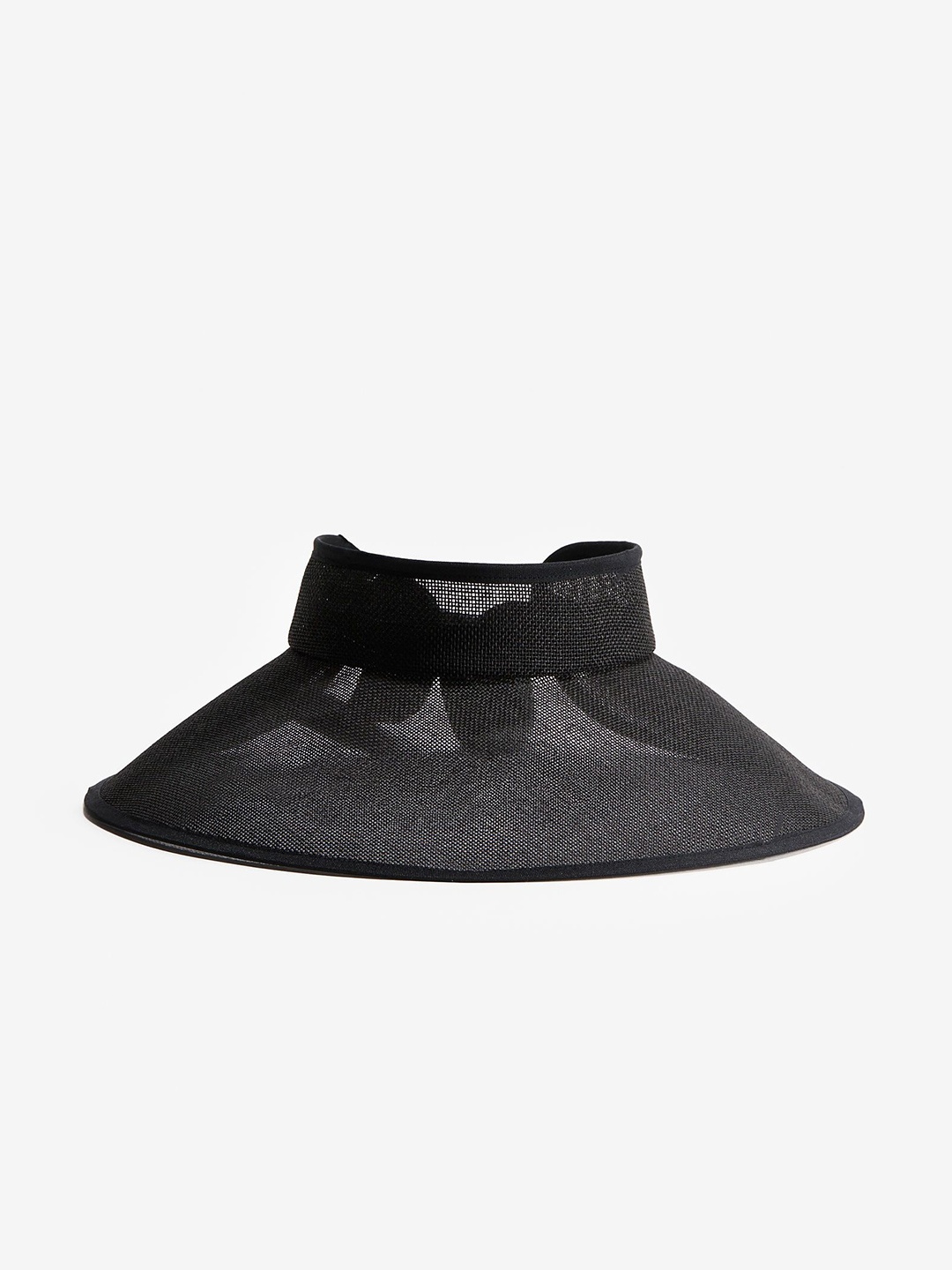 

H&M Women Straw Sun Visor Cap, Black