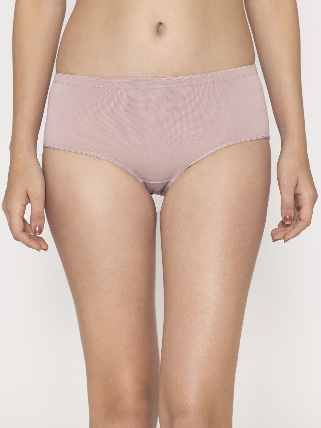 

Kalyani Women Pack Of 3 Ribbed Hipster Briefs, Pink