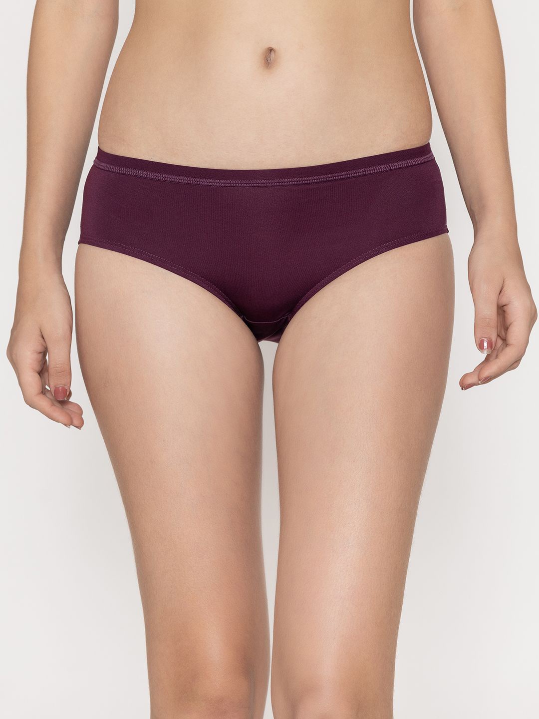 

Kalyani Pack Of 3 Women Ribbed Hipster Briefs OLVRP3V012S, Violet