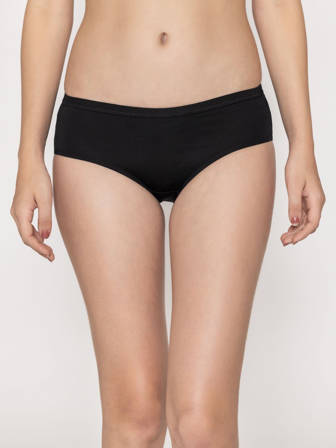 

Kalyani Pack of 3 Ribbed Briefs OLVRP3V040S, Black