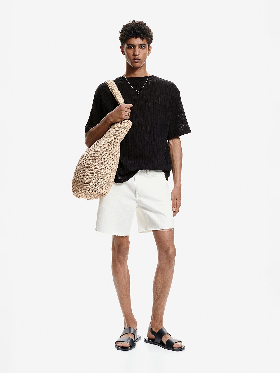 

H&M Loose Fit T-Shirt, Black