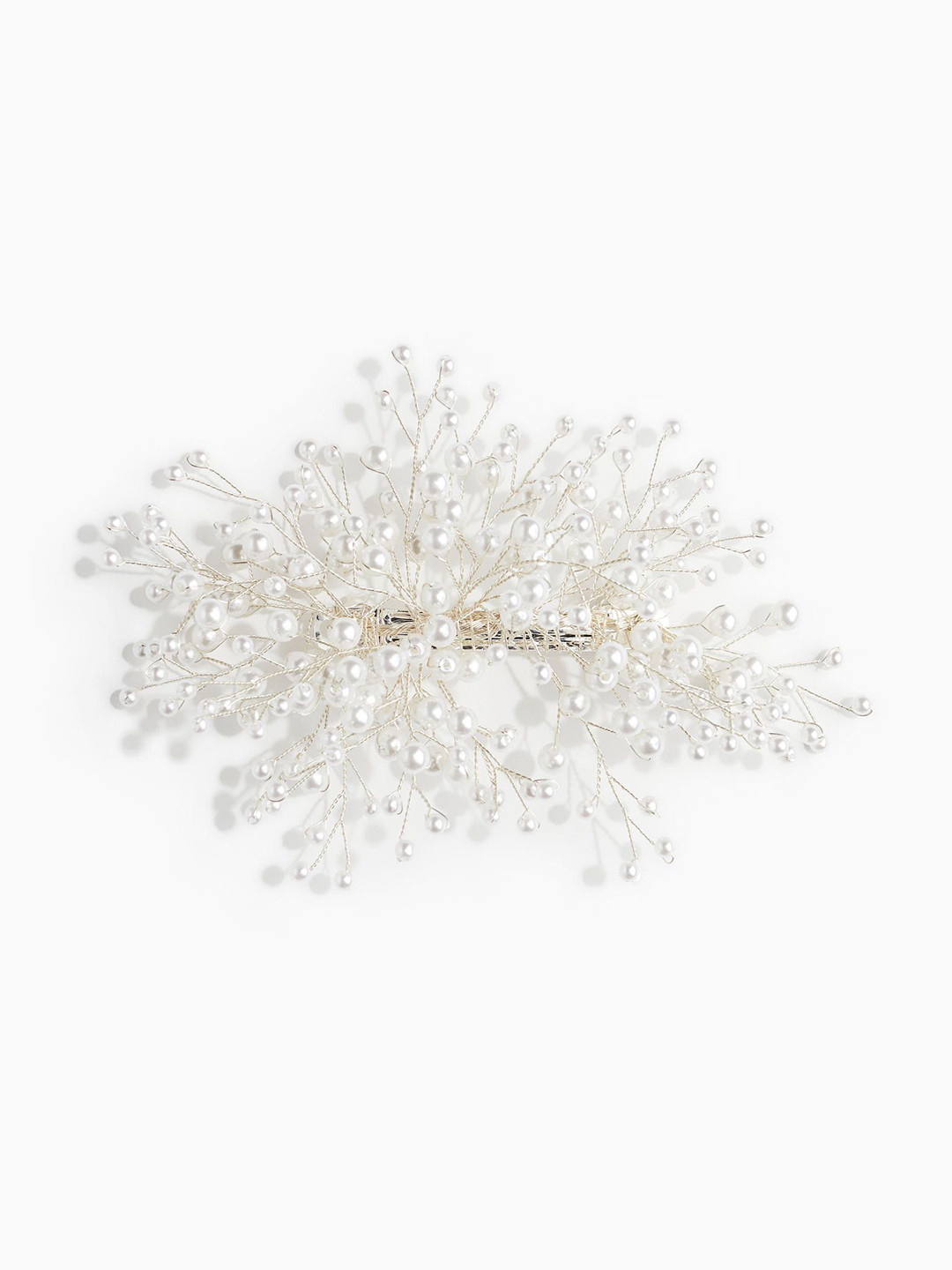 

H&M Pearly-Bead Barrette, Silver