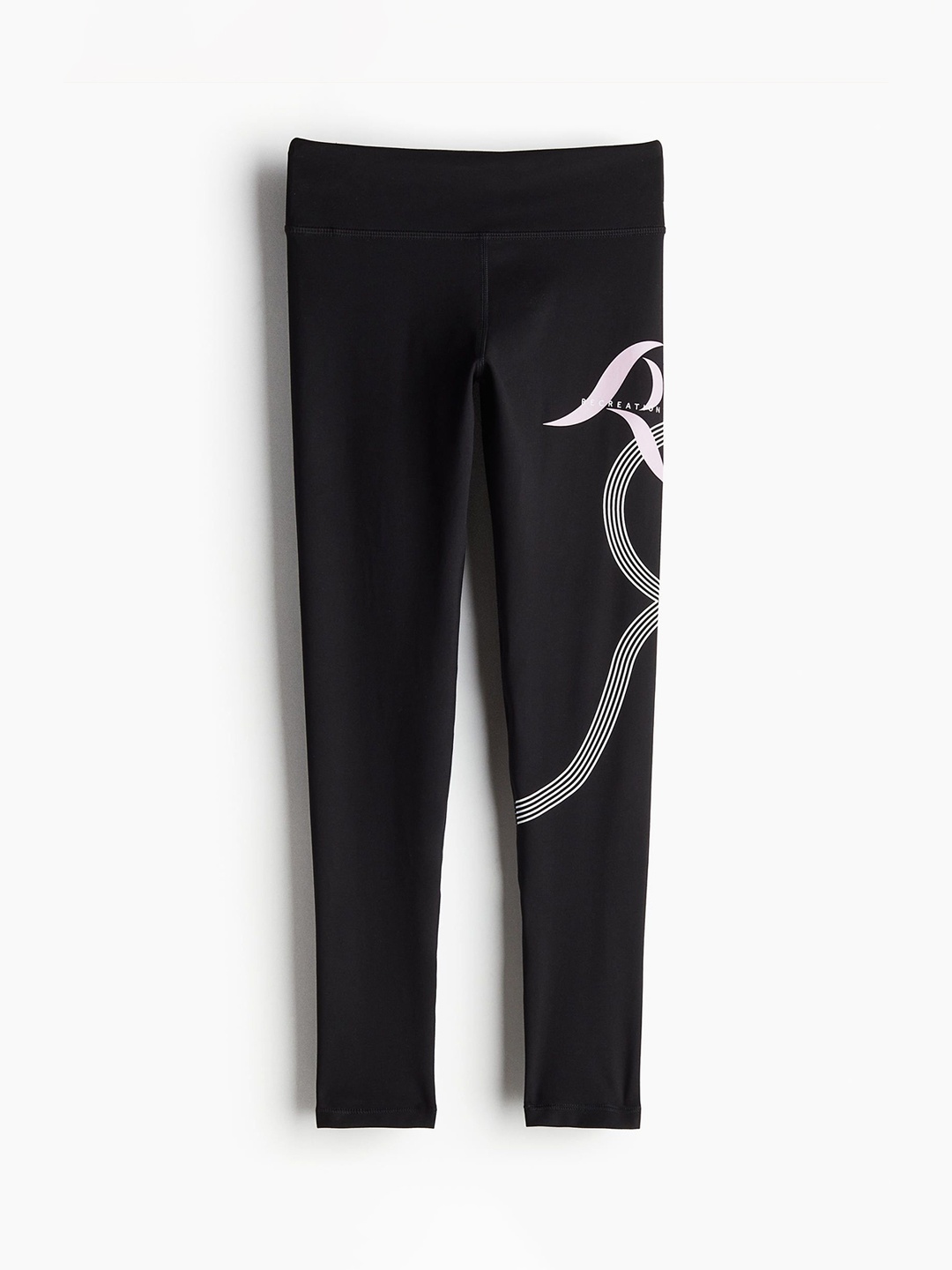 

H&M Girls DryMove Sports Leggings, Black