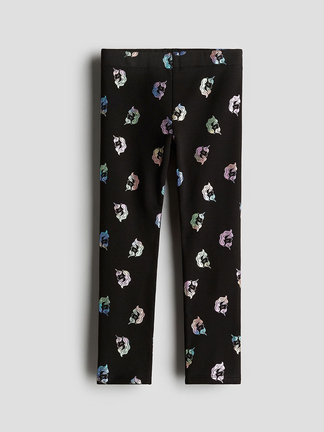 

H&M Infant Girls Printed Leggings, Black