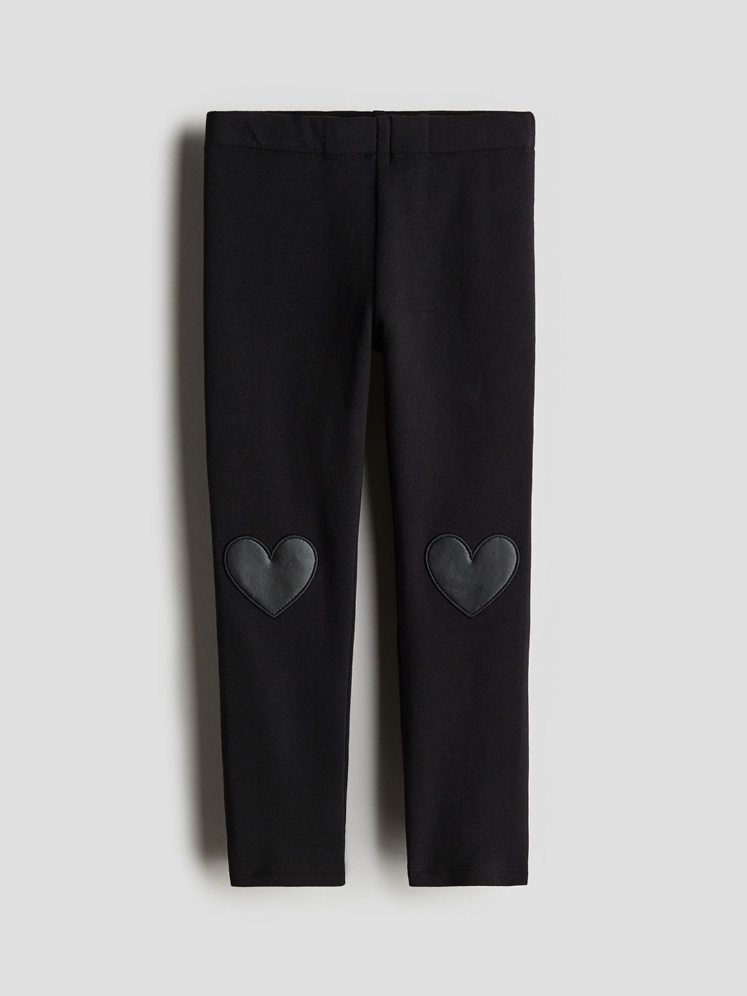 

H&M Girls Ankle Length Leggings, Black
