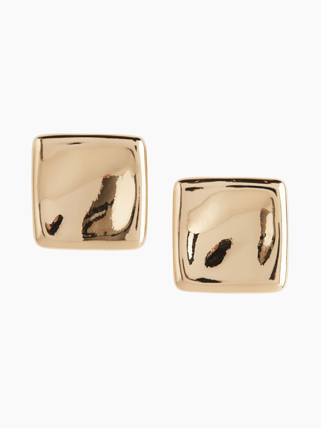 

H&M Square Earrings, Gold