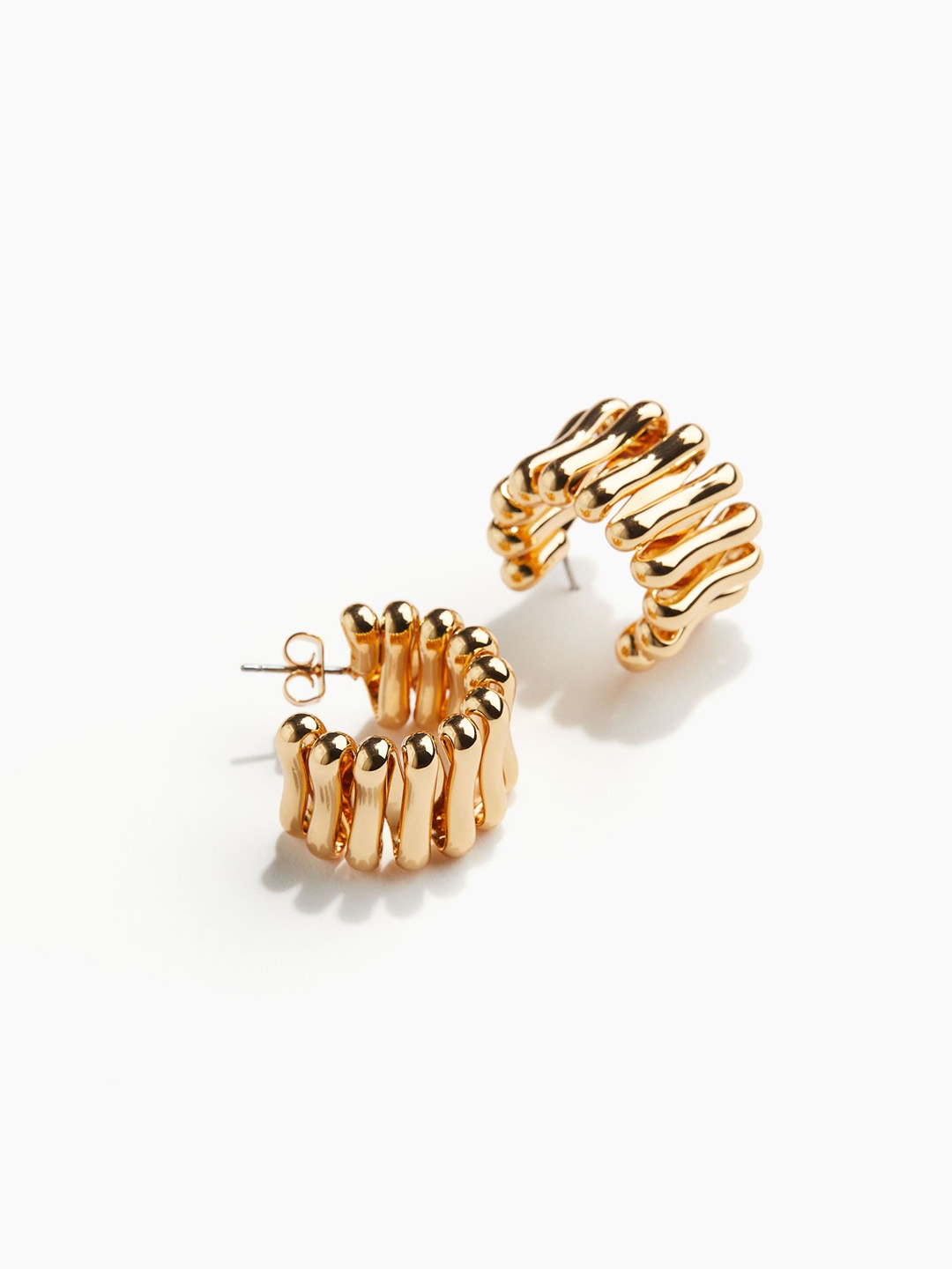 

H&M Gold-Plated Hoop Earrings