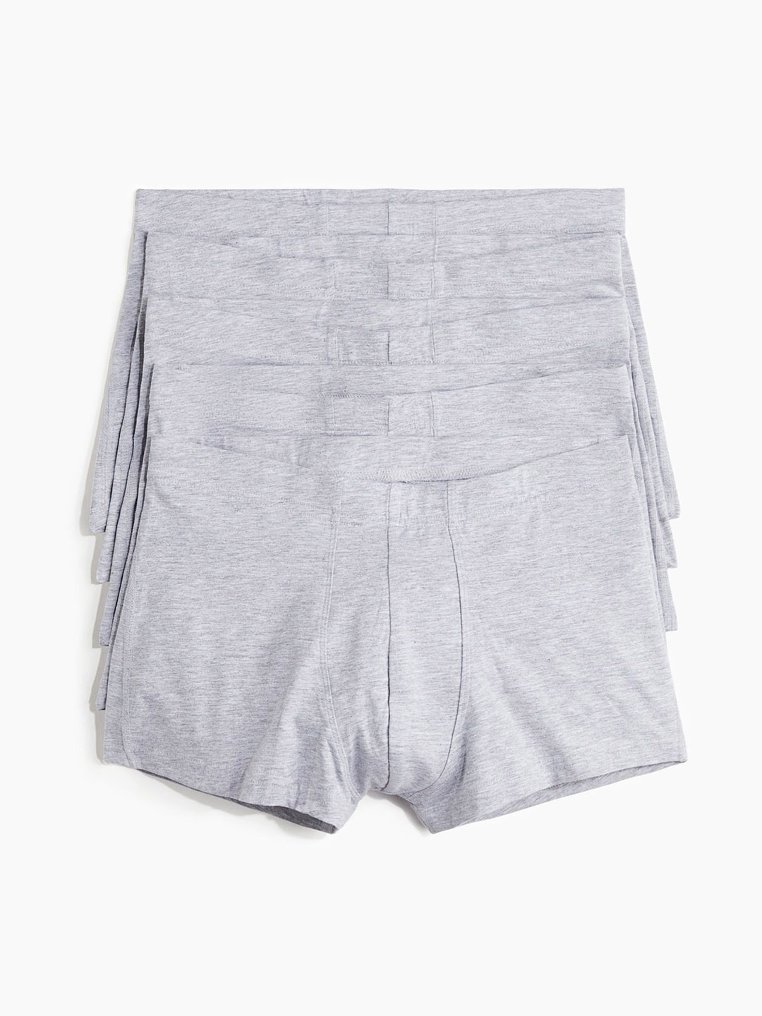 

H&M Pack Of 5 Cotton Trunks, Grey