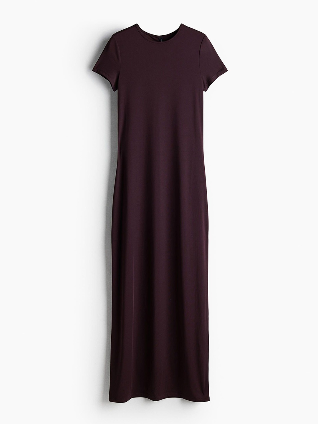 

H&M Women Jersey Sheath Maxi Dress, Maroon