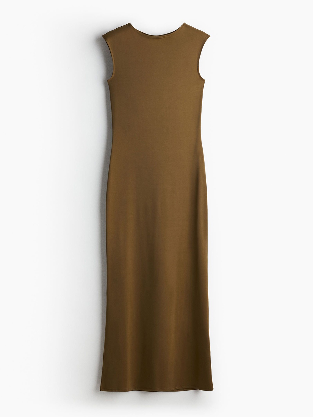 

H&M Women Sleeveless Bodycon Maxi Dress, Beige