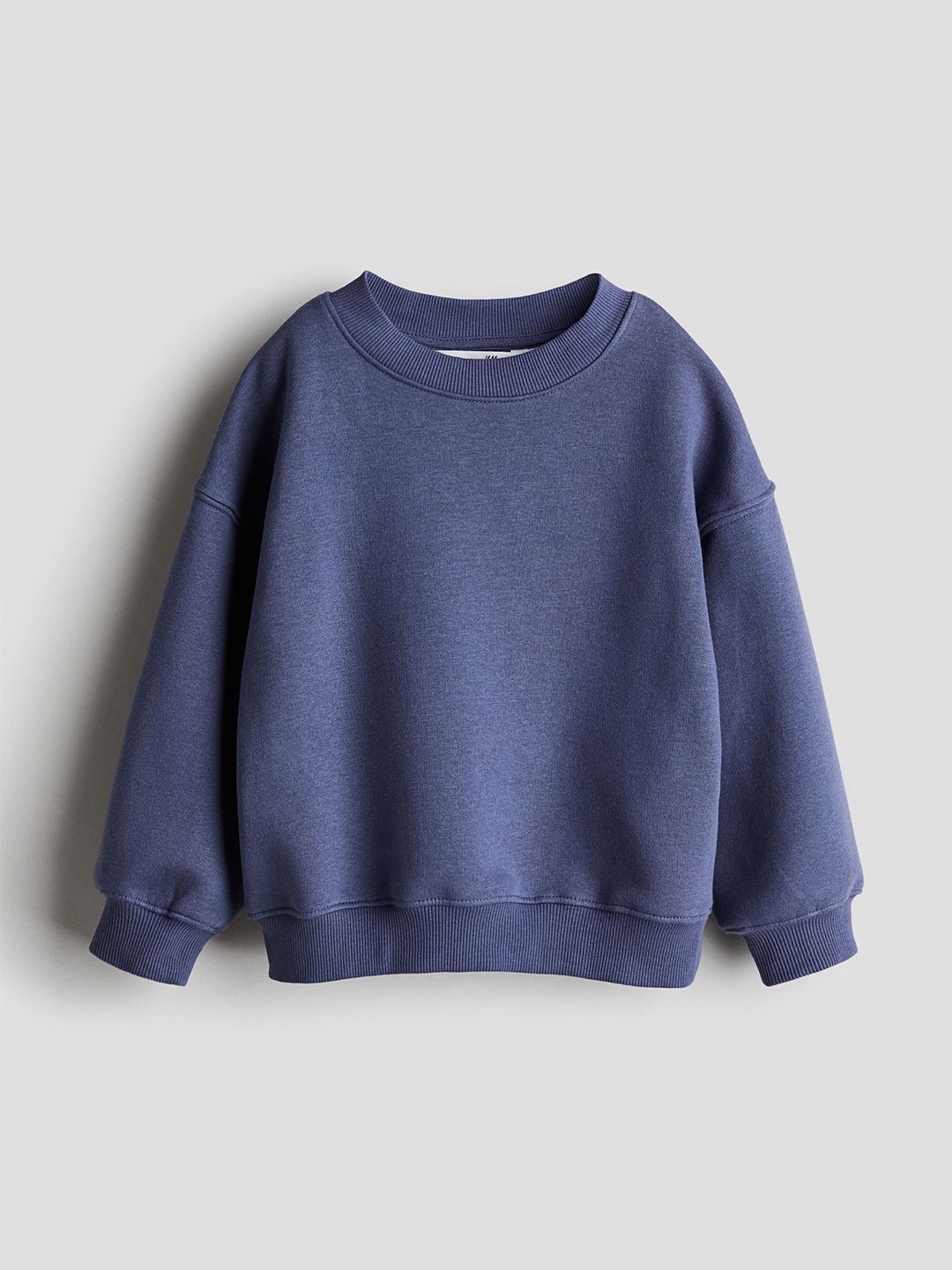 H&M Boys Oversized Crew-Neck Sweatshirt, Blue