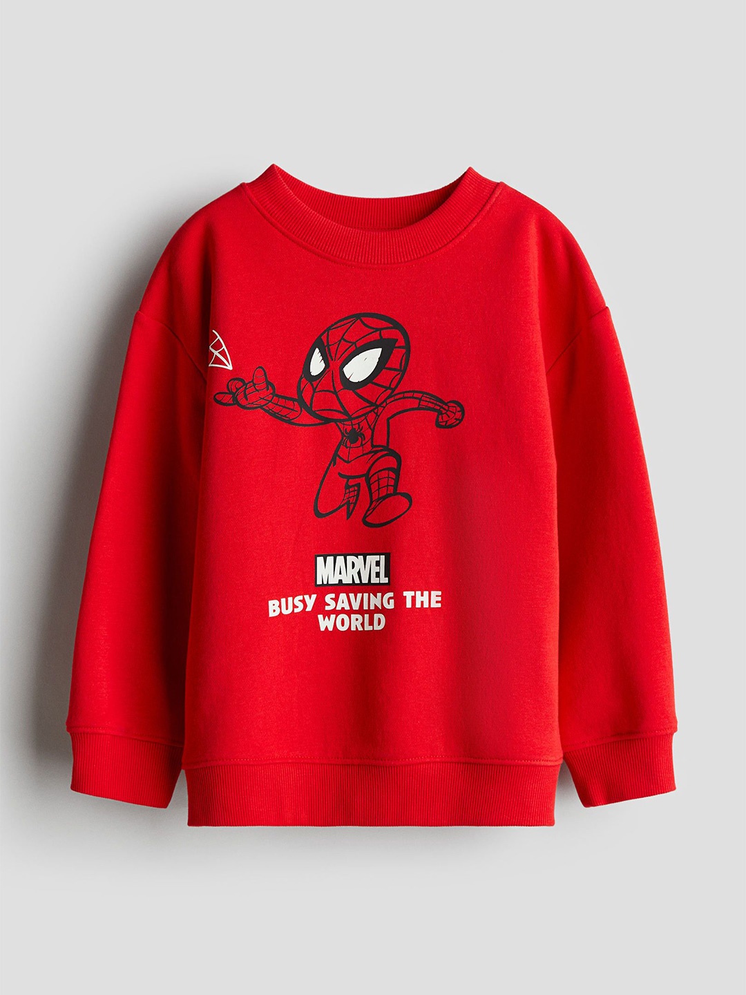 

H&M Boys Printed Sweatshirts, Red
