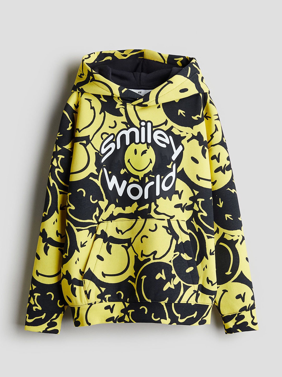 

H&M Boys Motif-Detail Hoodie, Black