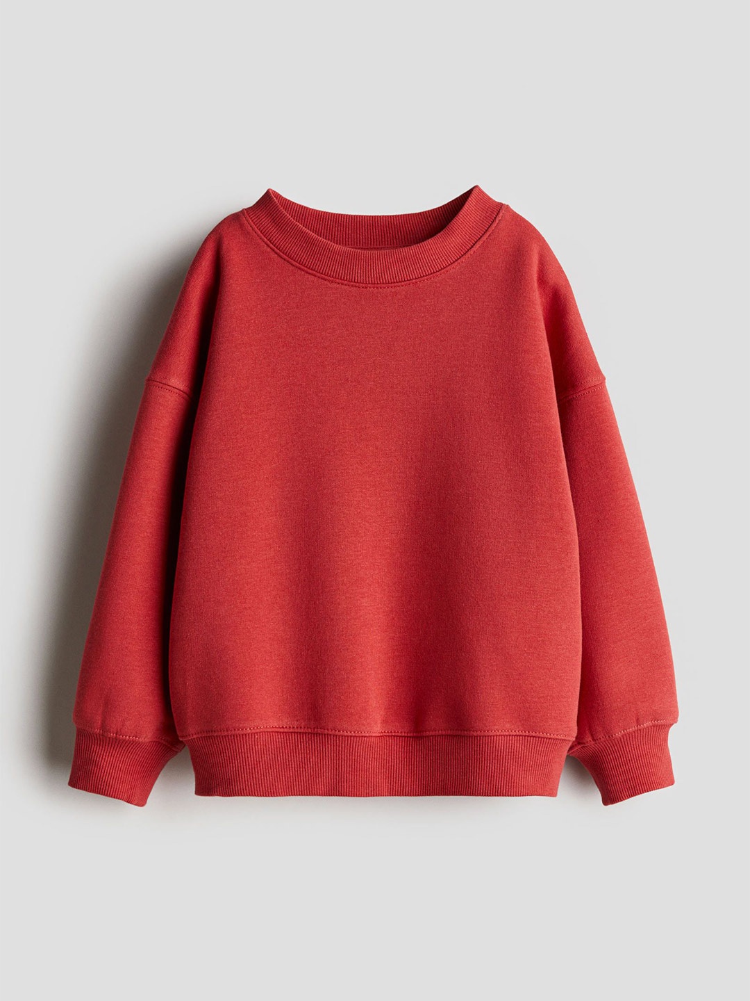 

H&M Boys Oversized Crew-Neck Sweatshirts, Red