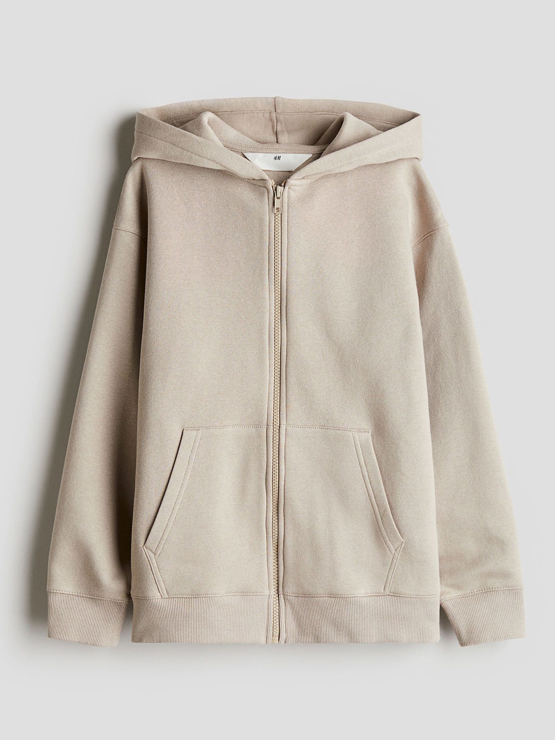 

H&M Boys Zip-Through Hoodie, Beige