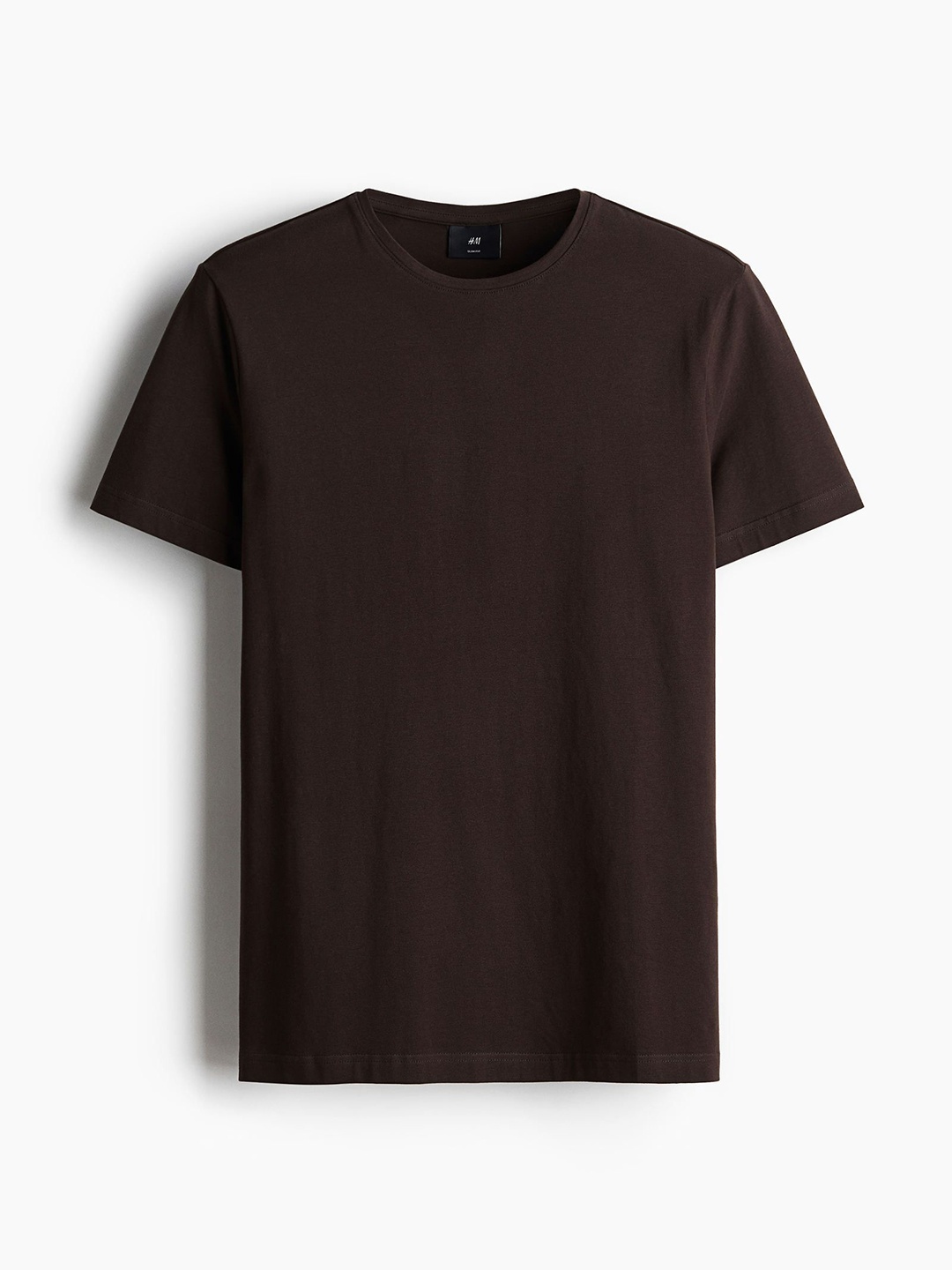 

H&M Men Pack Of 5 Slim Fit T-Shirts, Brown