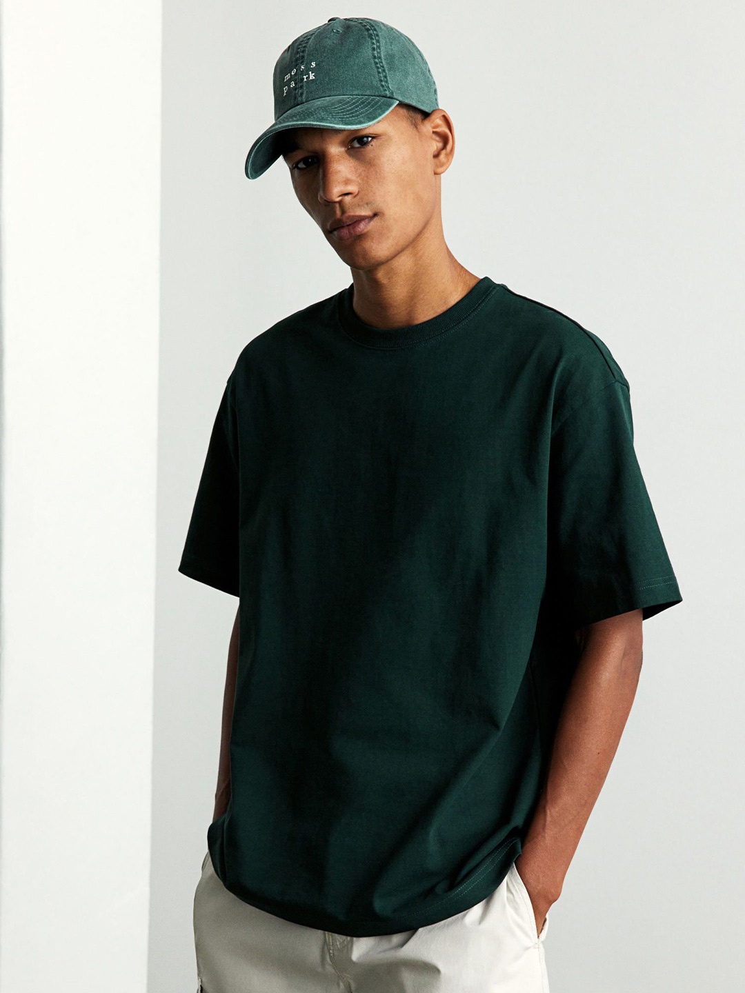 

H&M Loose Fit T-shirt, Green