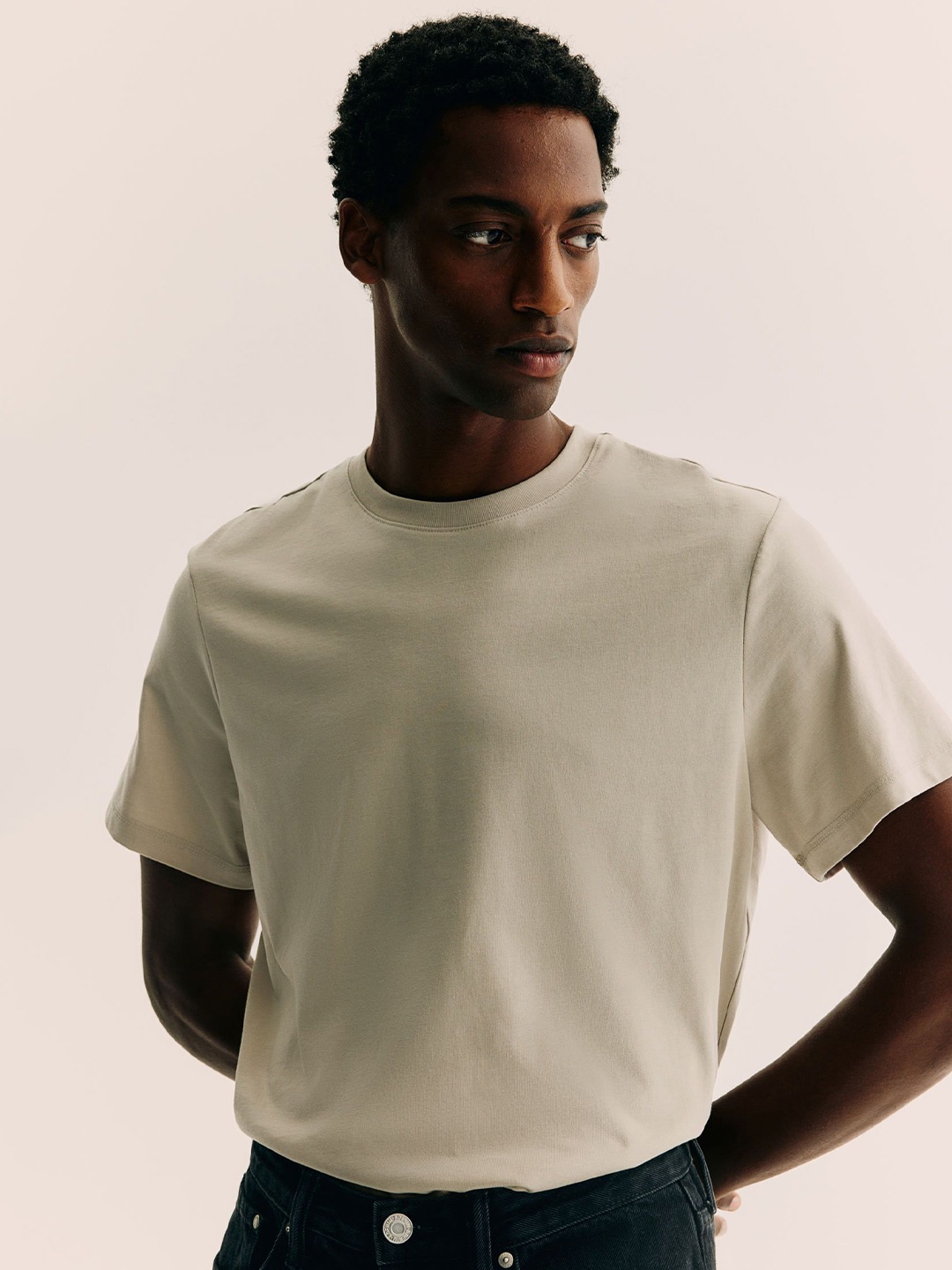 

H&M COOLMAX T-shirt, Beige