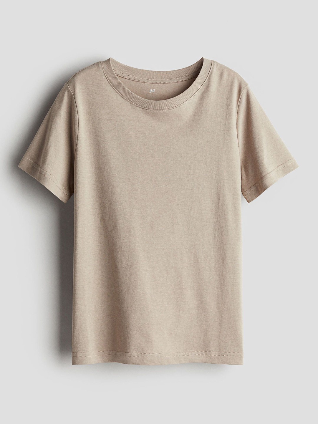 

H&M Boys Pure Cotton T-shirt, Beige