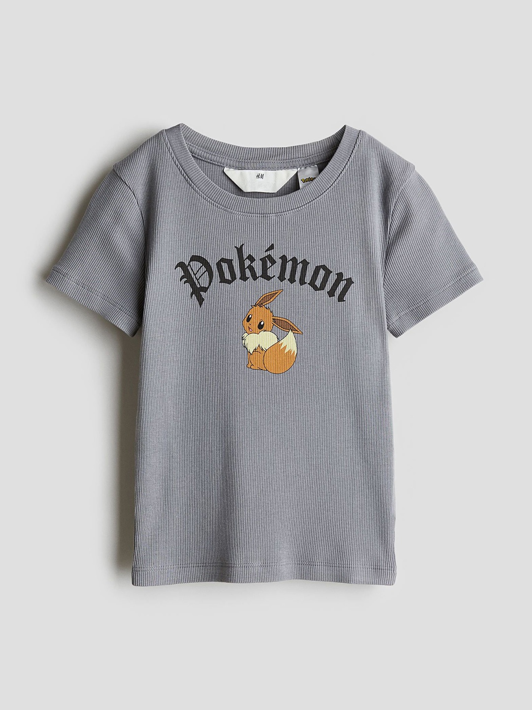 

H&M Girls Printed T-shirt, Grey
