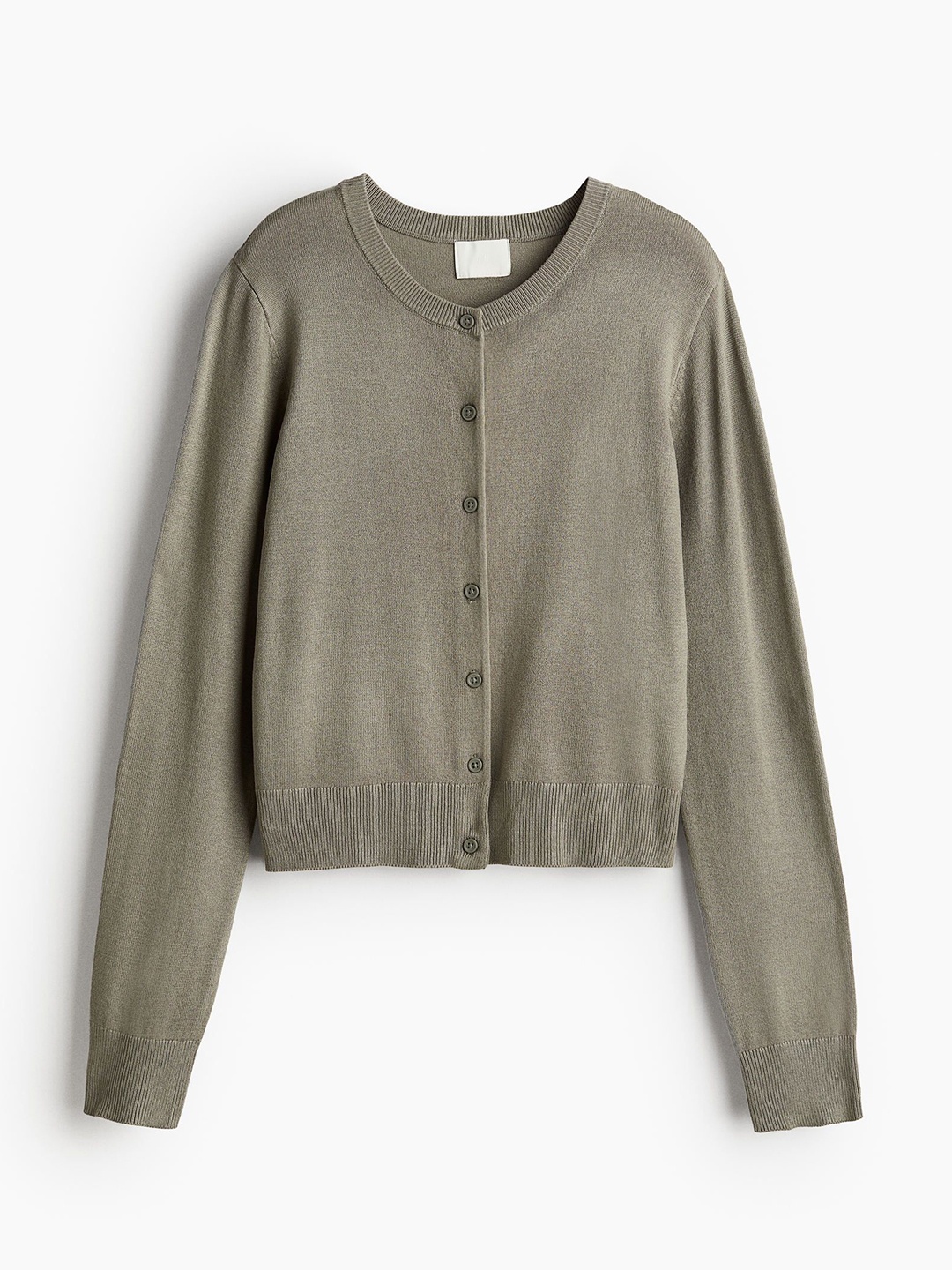 

H&M Women Fine-Knit Cardigan, Green