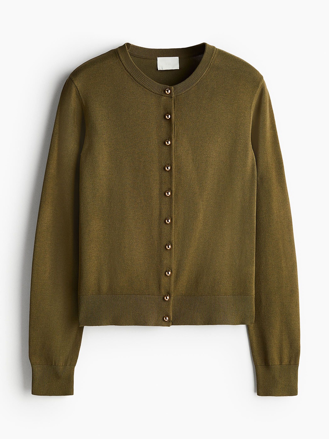 

H&M Women Knitted Cardigan, Green