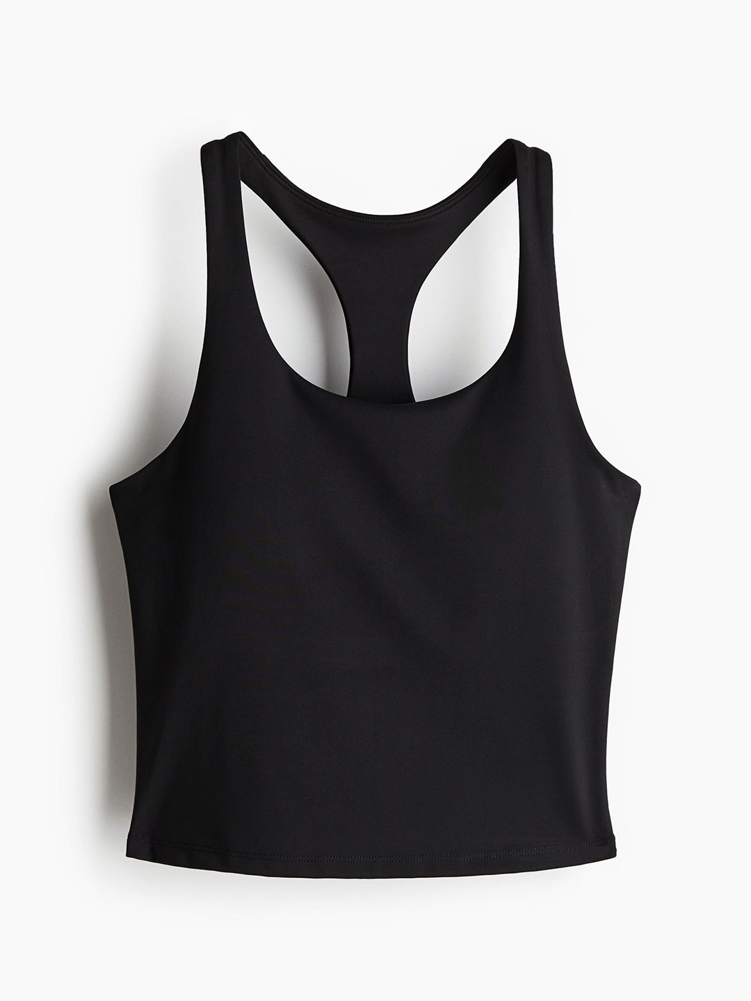 

H&M DryMove Integral-Bra Sports Top, Black