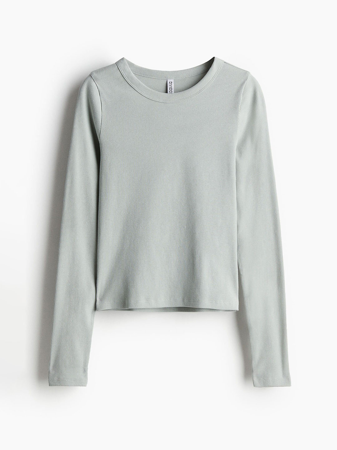 

H&M Long-Sleeved Top, Turquoise blue