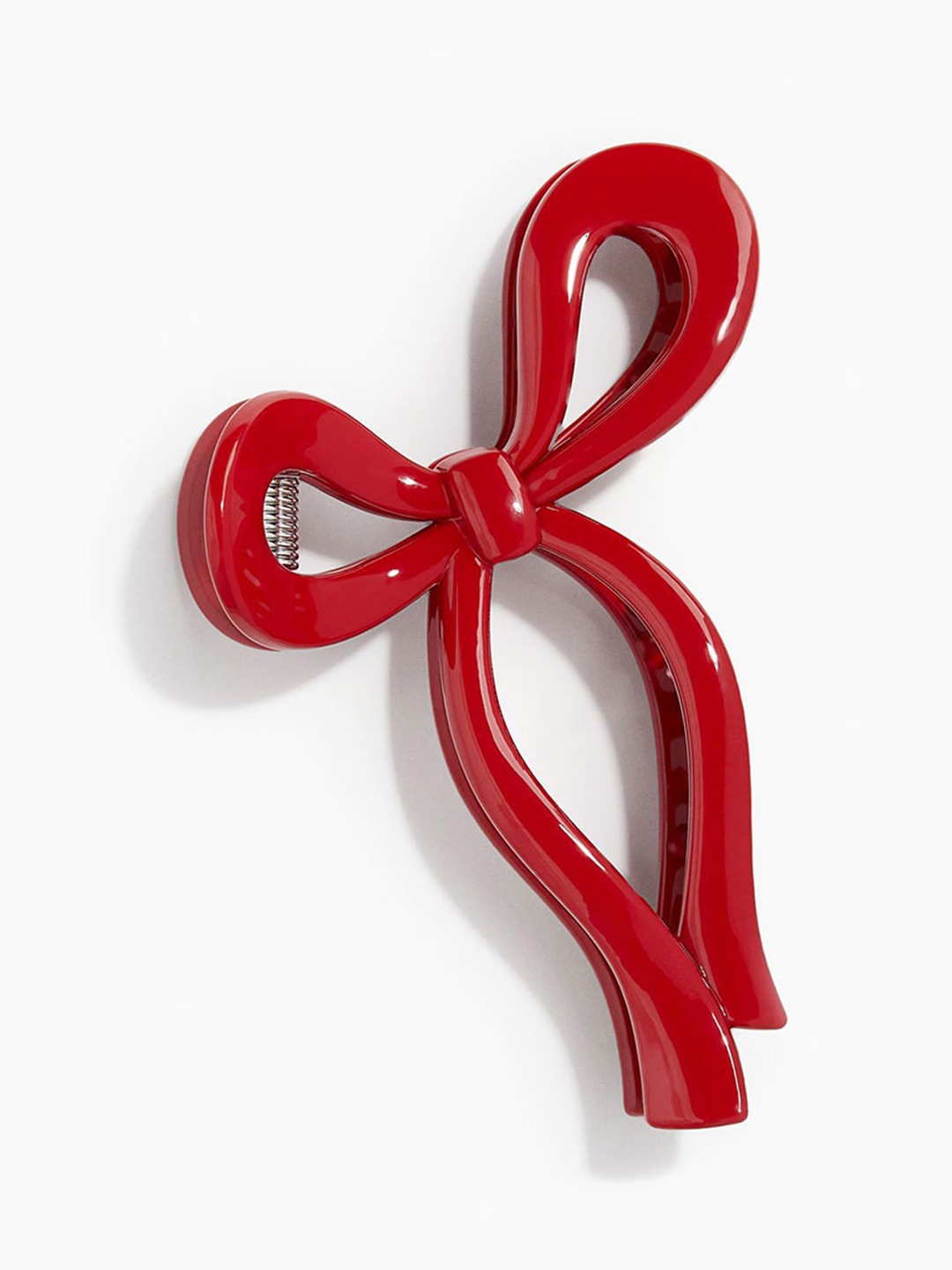 

H&M Women Bow Shaped Hair Claw, Red