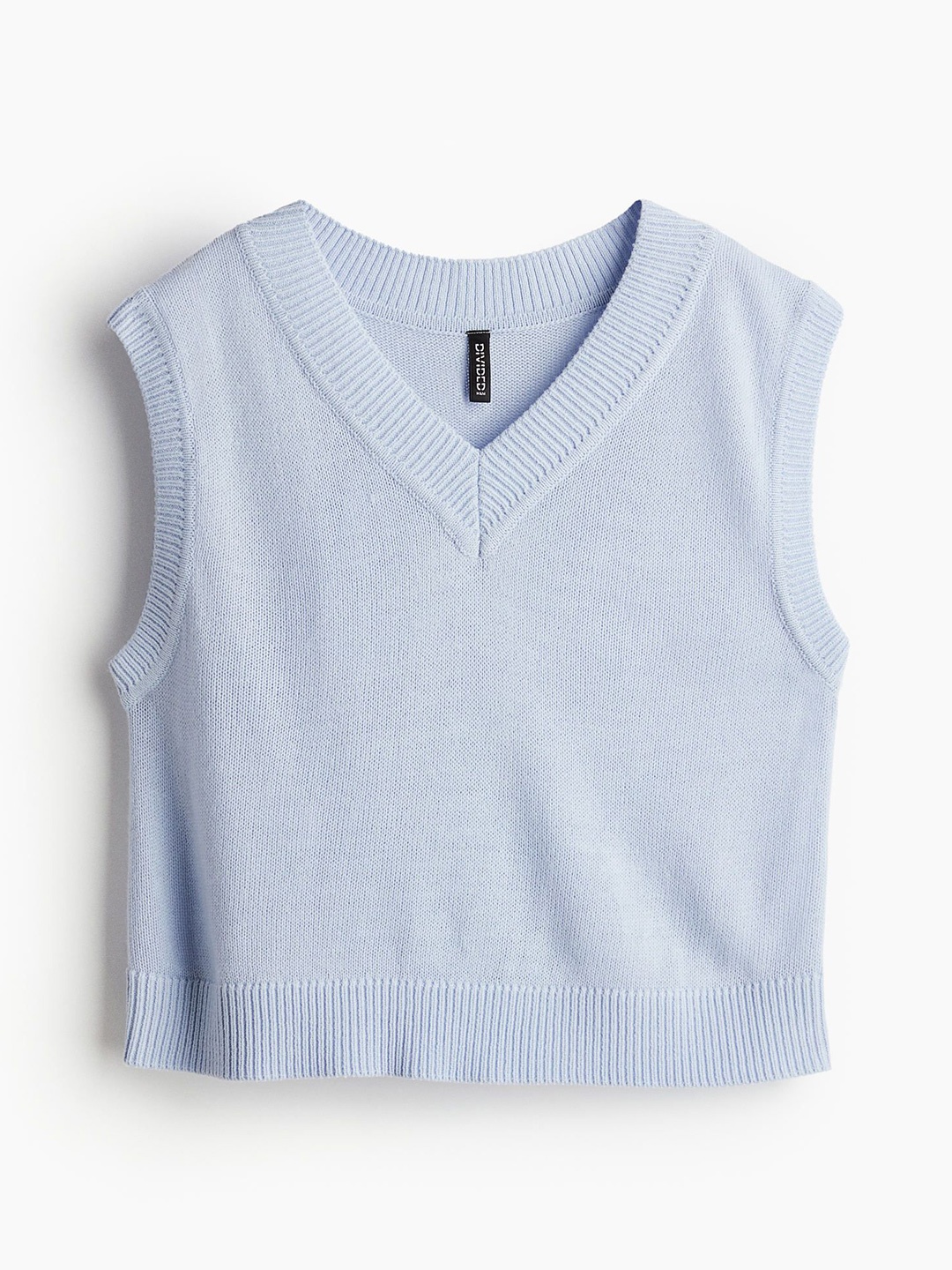 

H&M Women V-Neck Sweater Vest, Blue