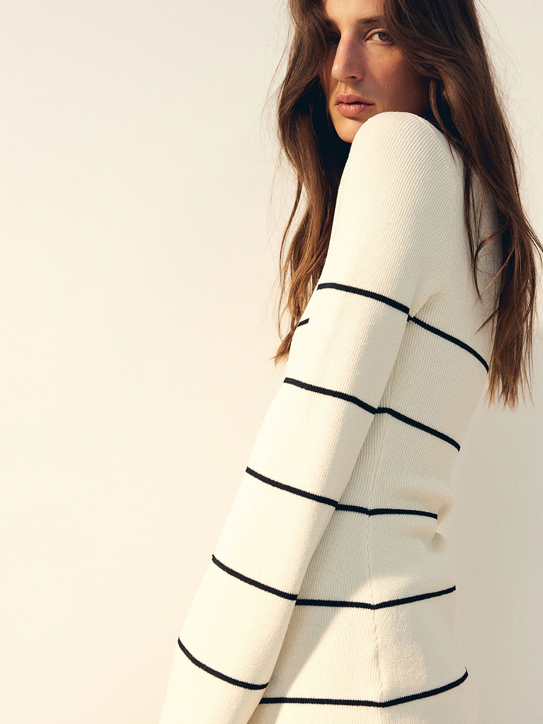 

H&M Women Scoop-Neck Jumper, White