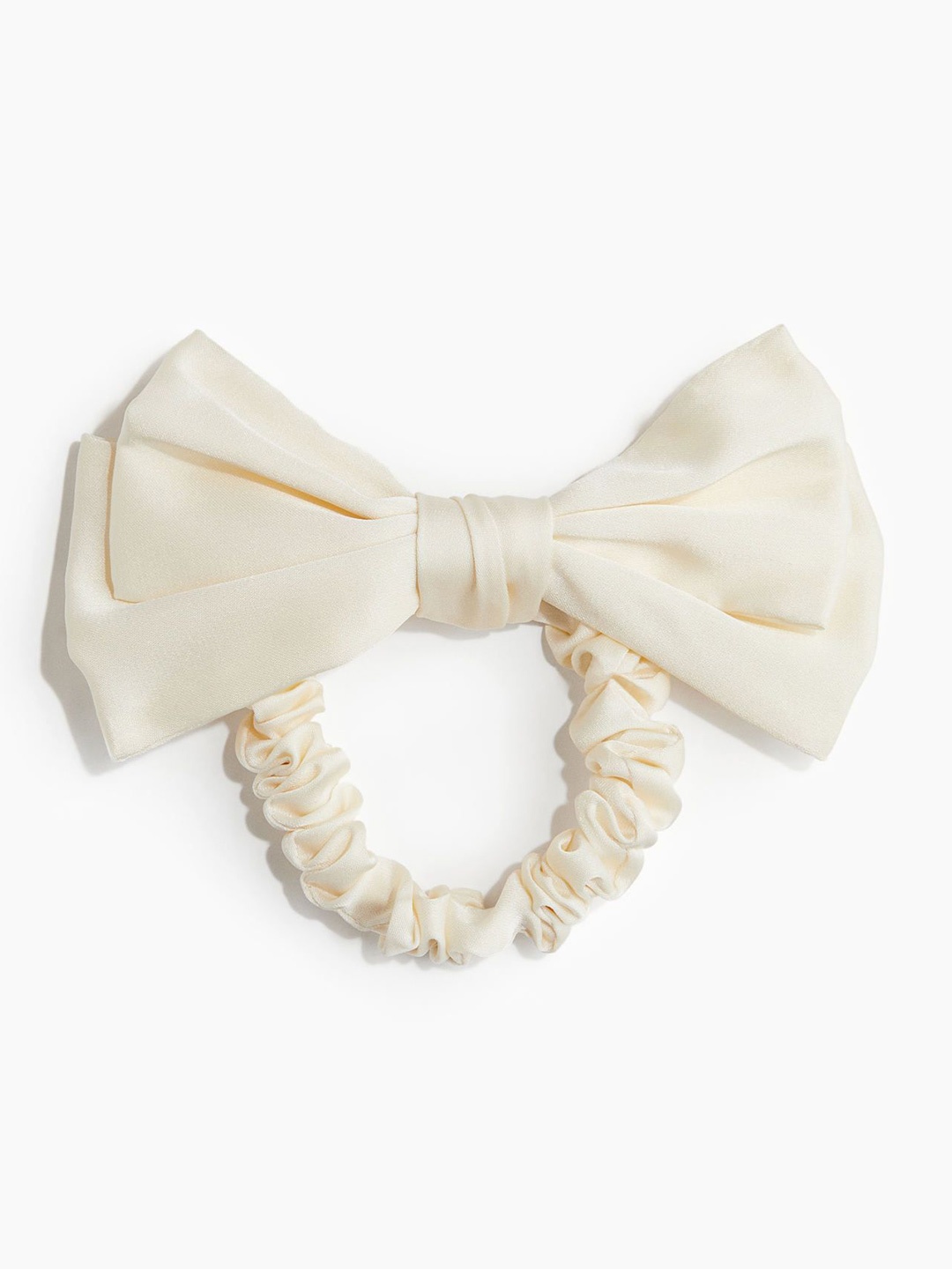 

H&M Women Bow Decorated Scrunchie, White