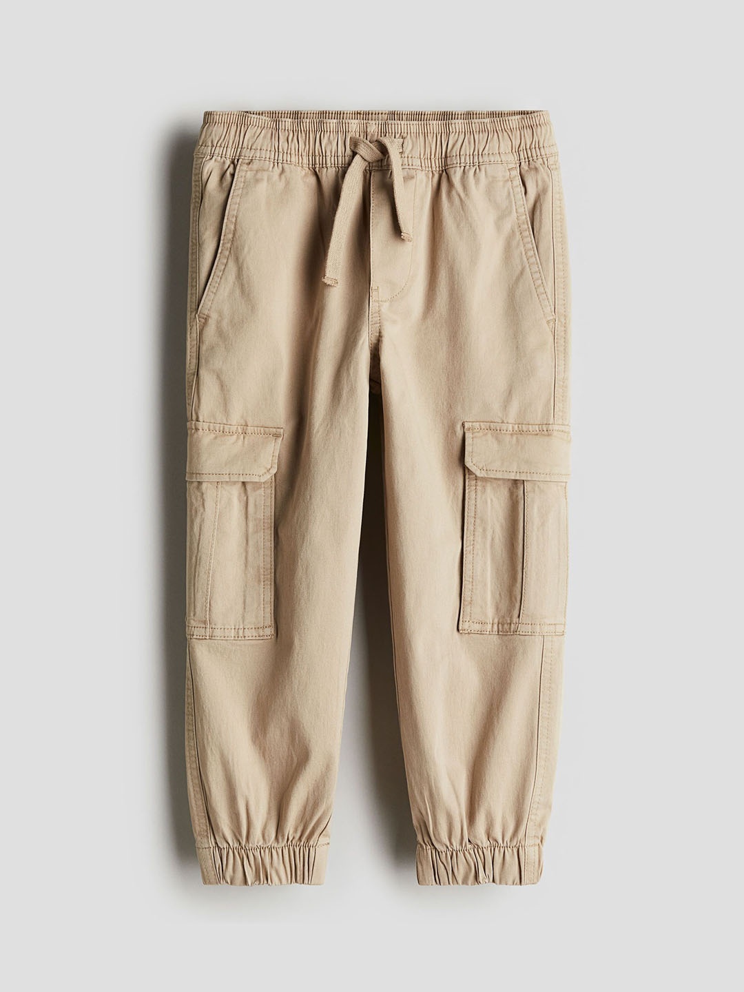 

H&M Boys Cargo Trousers, Beige