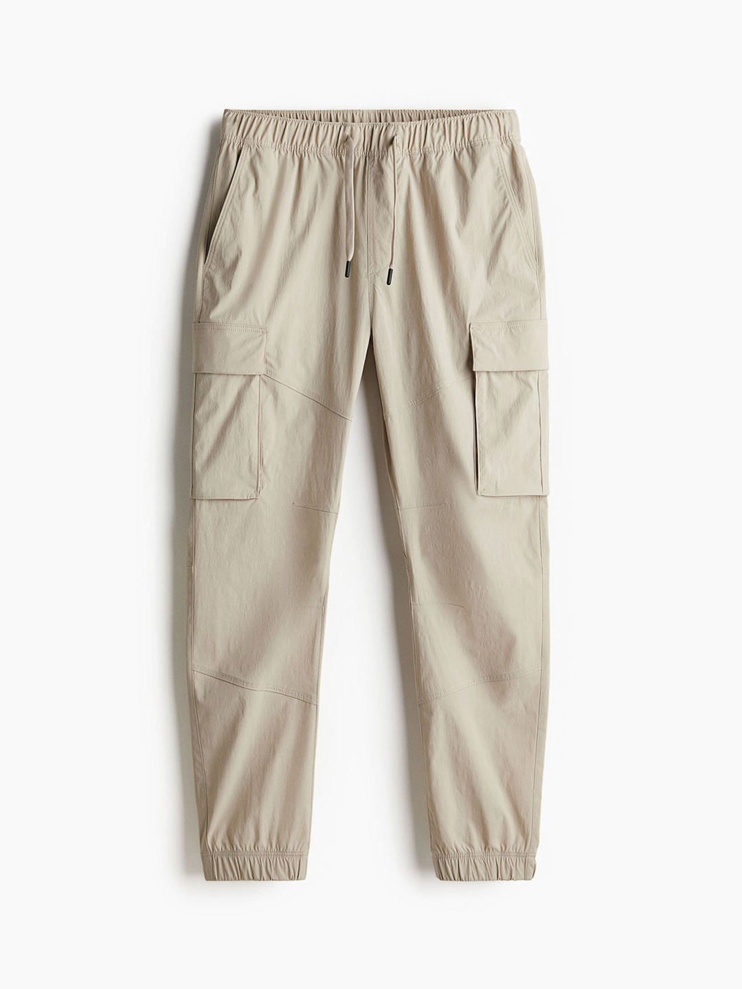 

H&M Men Slim Fit Cargo Joggers, Beige