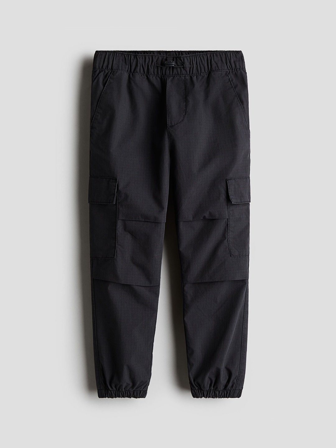 

H&M Boys Cotton Cargo Trousers, Grey