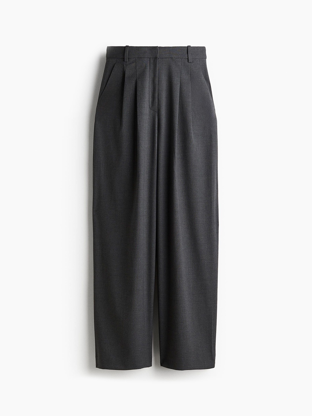 

H&M Women Wide Trousers, Grey