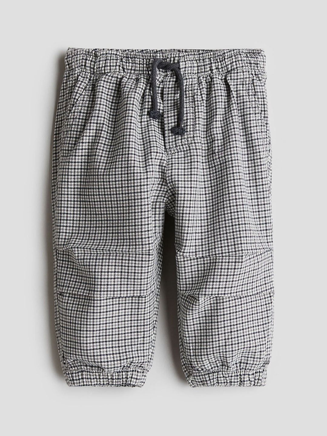 

H&M Boys Cotton Twill Joggers Trousers, Black