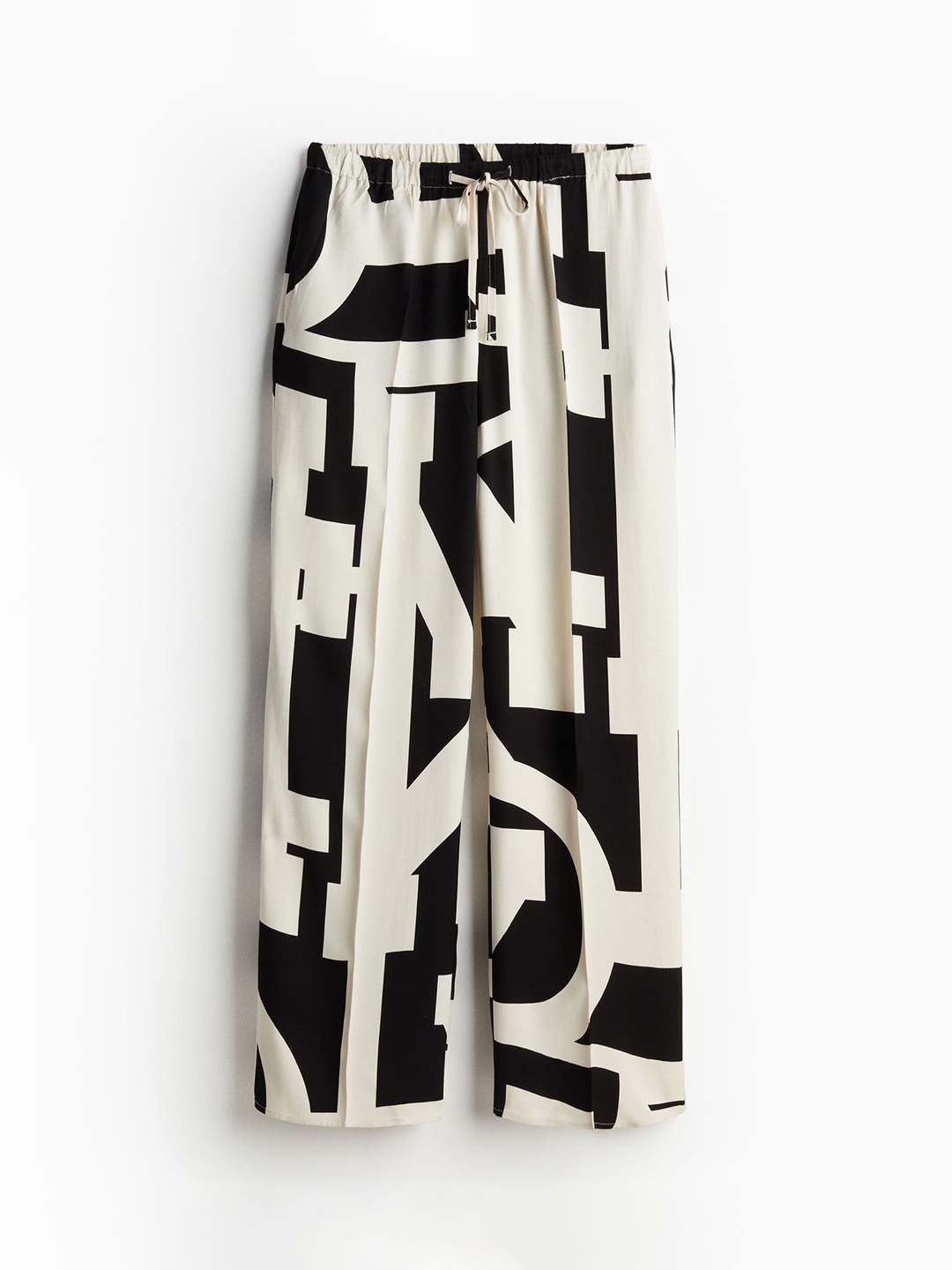 

H&M Women Pull-On Trousers, Black